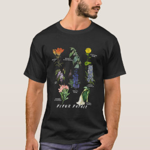 T-shirt Botaniste Jardinage Fleur Fatale Poison Botanique