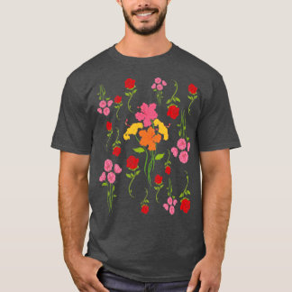 T-shirt Botany Plante Floral Fleur sauvage Fleurs naturell