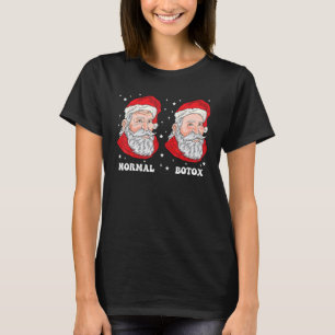 T-shirt Botox Humour Père Noël Femmes Chirurgien Esthétiqu