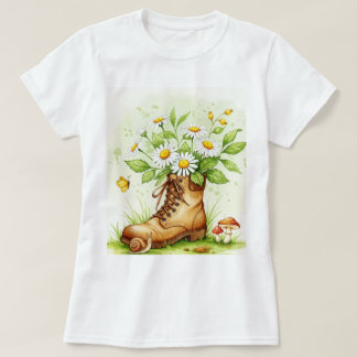 T-shirt Botte de randonnée