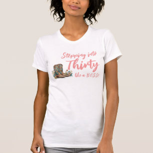 T-shirt Botte occidentale Floral 30e anniversaire