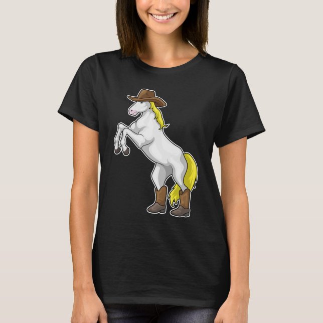 T-shirt Bottes Cheval Cowboy (Devant)