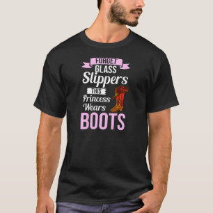 T-shirt Bottes de Cowgirl Citations Fête Cheval