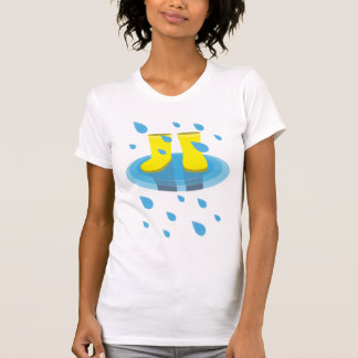 T-shirt Bottes de pluie
