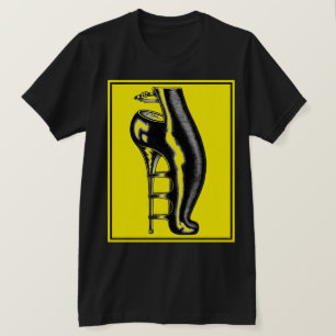 T-shirt Bottes en latex Jet™/Caoutchouc bizarre