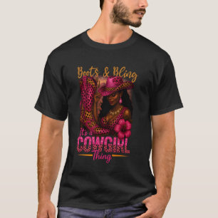 T-shirt Bottes et Bling C'est une chose de cowgirl Glam Co