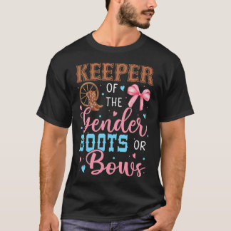 T-shirt Bottes Ou Vaches Drôle Gardien De Genre Bébé Révél