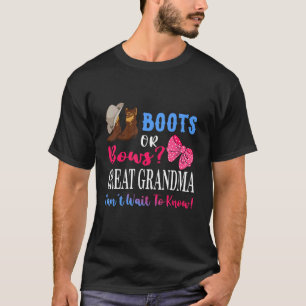 T-shirt Bottes Ou Vaches Grand Grand Grand-Mère Genre Révé