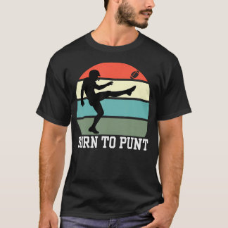 T-shirt Botteur de football Né pour botter des ballons de 