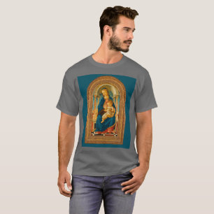 T-shirt Botticelli (1445-1510) Madonna & Child Enthroned