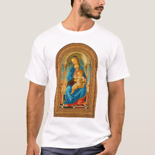 T-shirt Botticelli (1445-1510) Madonna & Child Enthroned
