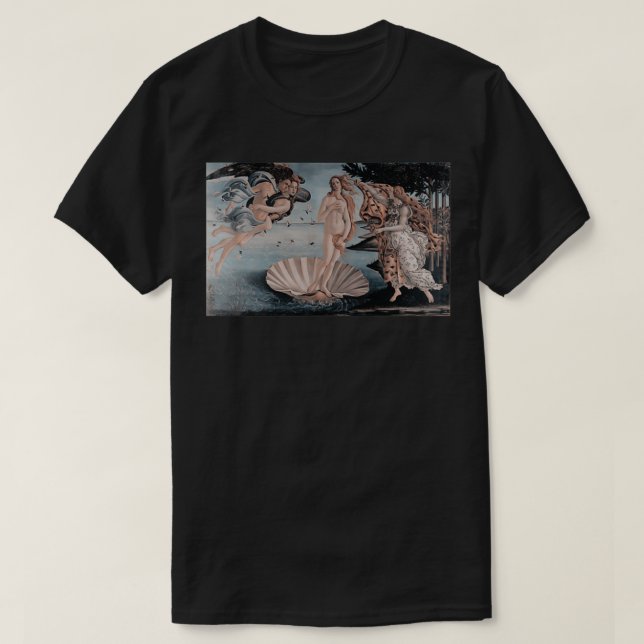 T-shirt Botticelli Naissance de Vénus 6 (Design devant)