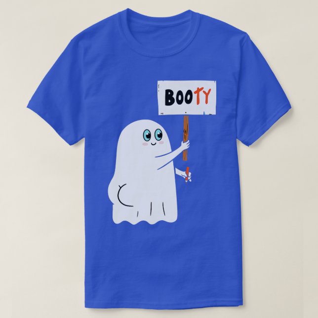 T-shirt Boty Funny Boo Halloween mignonne Halloween Ghost  (Design devant)
