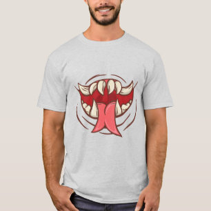 T-shirt Bouche de monstre en difficulté