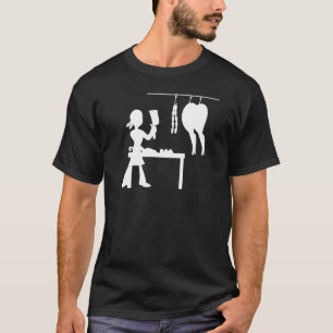 T-shirt Boucher Boucherie Charcuterie Saucisse Salami Chef