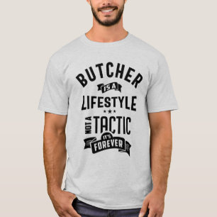 T-shirt Boucher Titre de l'emploi Cadeau pour hommes femme