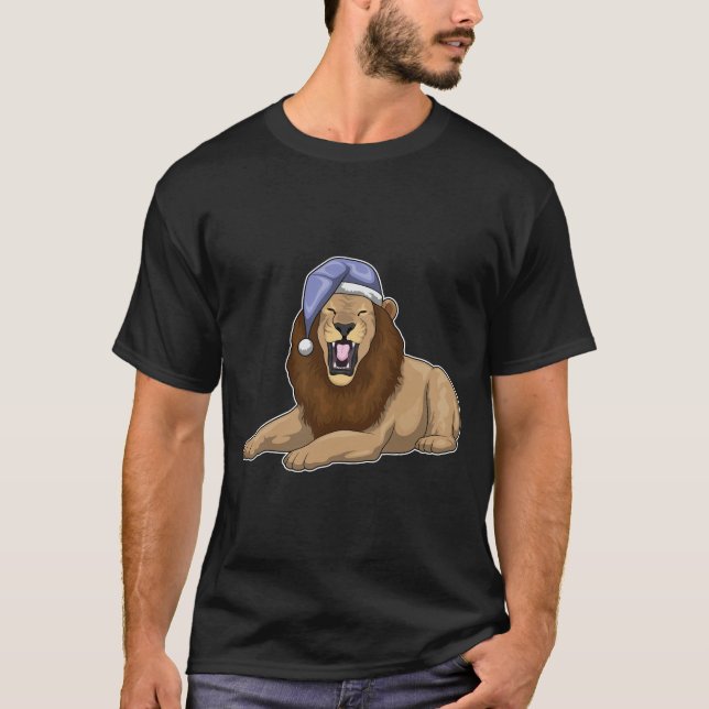 T-shirt Bouchon de nuit Lion (Devant)