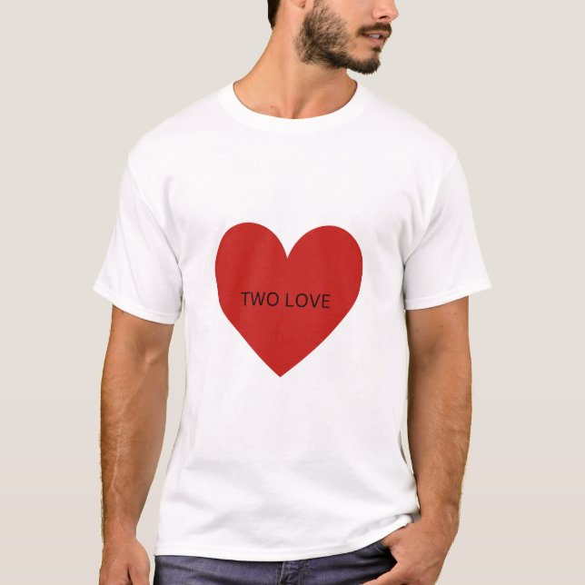 T-shirt Boucle et flux (Devant)