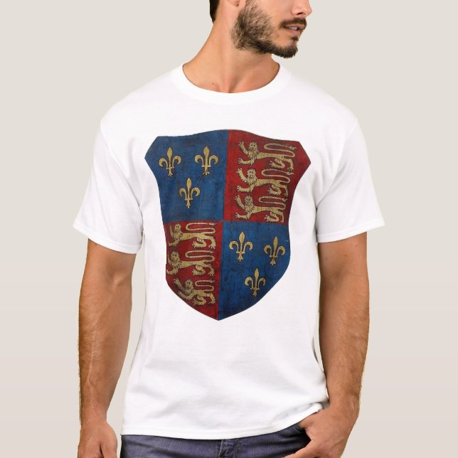 T-shirt bouclier britannique de bras (Devant)