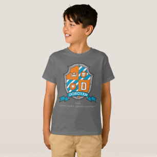 T-shirt Bouclier de chevaliers de nom et de signification