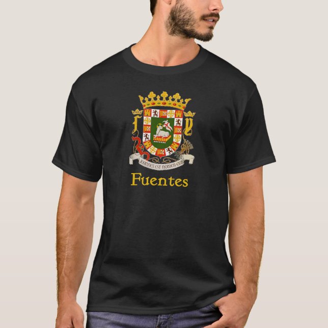 T-shirt Bouclier de Fuentes de Porto Rico (Devant)