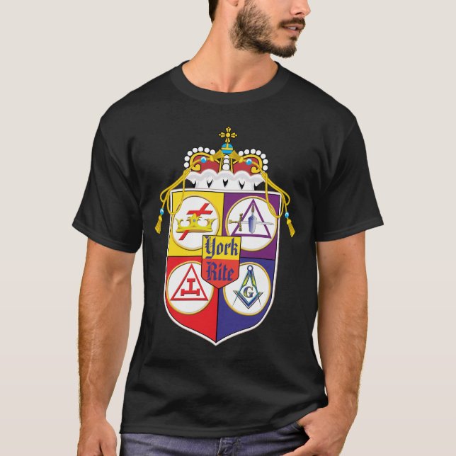 T-shirt Bouclier de rite de York (Devant)