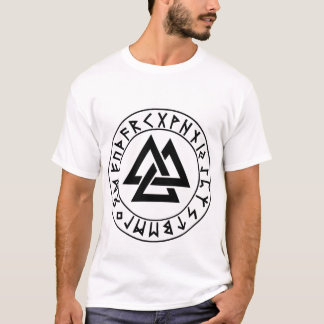 T-shirt bouclier de Rune de Tri Triangle de chemise