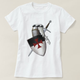 T-shirt Bouclier de Templar de chevaliers
