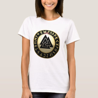 T-shirt Bouclier de Valknut Rune