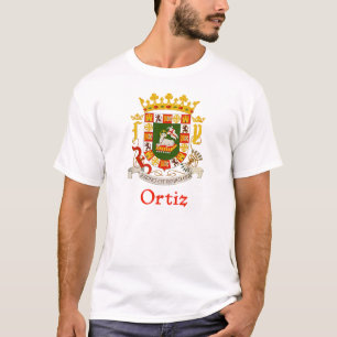 T-shirt Bouclier d'Ortiz de Porto Rico