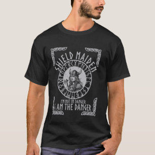 T-shirt Bouclier fille viking fun nordic norse scandinave