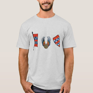 T-shirt Bouclier, masque, bannière