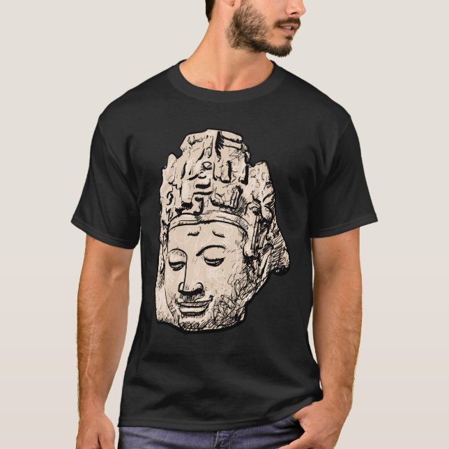 T-shirt Bouddha 3 Bouddha Statue Bouddha Peinture Bouddha  (Devant)
