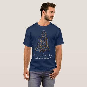 T-shirt bouddha à chargement masculin