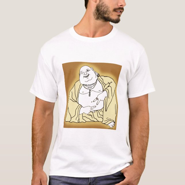 T-shirt Bouddha a obtenu Bling (Devant)