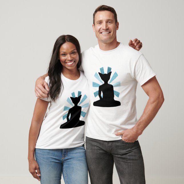 T-shirt Bouddha Cat (Unisexe)