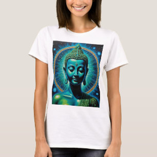 T-shirt Bouddha céleste Tee d'art spirituel cosmique
