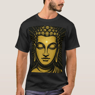 T-shirt Bouddha d'or | Éveil spirituel