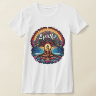 T-shirt Bouddha et l'arbre de vie