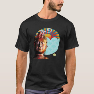 T-shirt Bouddha, fond de vent & d'eau