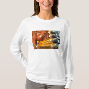 T-shirt Bouddha géant couché à l'intérieur du temple, Wat 