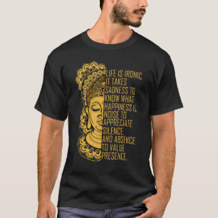 T-shirt Bouddha Girl Spirituelle Hommes Femmes Design Vête