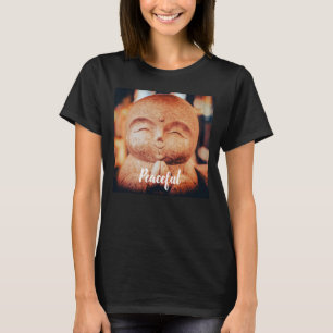 T-shirt Bouddha heureux paisible pour femmes