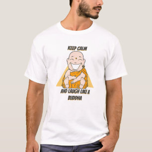 T-shirt Bouddha Monk Namaste Bouddhisme Garder Le Calme Et