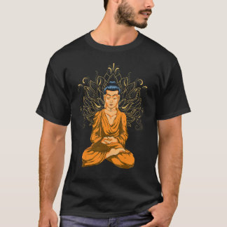 T-shirt Bouddhisme Zen Fleur de Lotus Spirituel Bouddhiste