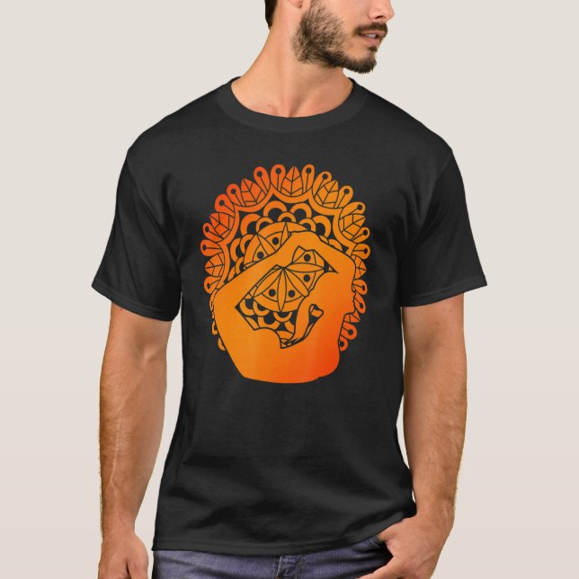 T-shirt Bouddhisme zen Médiation spirituelle Mandala Yoga (Devant)