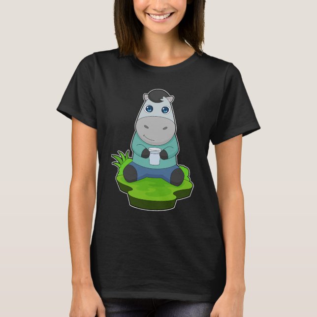 T-shirt Boue d'eau du cheval (Devant)