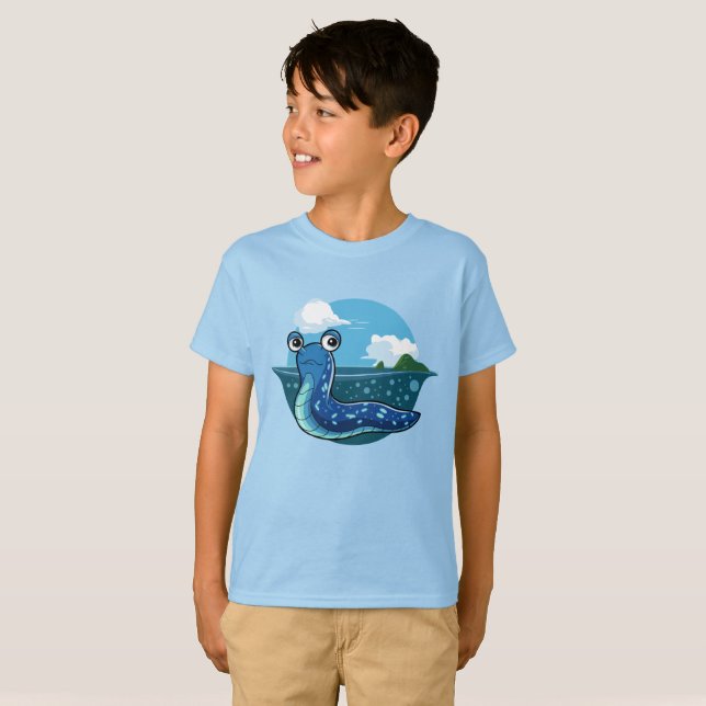 T-shirt Boue d'Imaginaire de mer profonde (Devant entier)