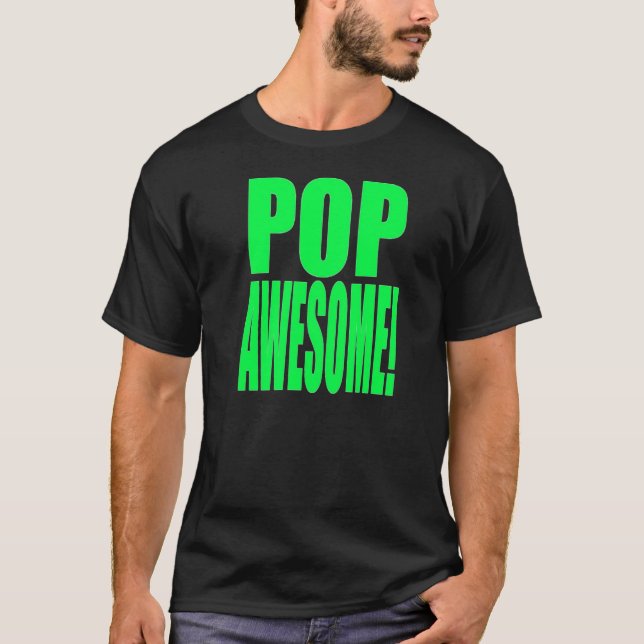 T-shirt Boue POP vert IMPRESSIONNANTE ! (Devant)