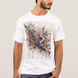 T-shirt Bouffée d'énergie Tee Abstraite - Peinture artisti